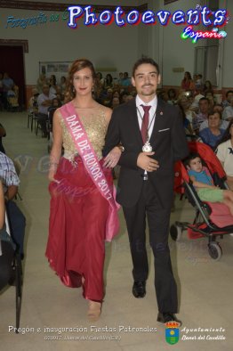 Inauguracion de las fiestas patronales 2017 de Llanos