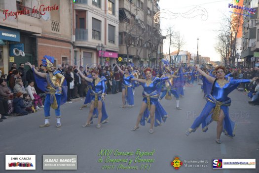 Concurso regional de Comparsas y Carrozas en los Carnavales 2017 de Manzanares