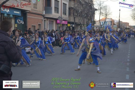 Concurso regional de Comparsas y Carrozas en los Carnavales 2017 de Manzanares