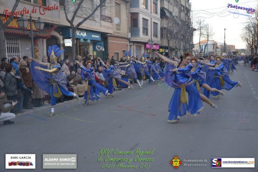 Concurso regional de Comparsas y Carrozas en los Carnavales 2017 de Manzanares