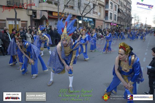 Concurso regional de Comparsas y Carrozas en los Carnavales 2017 de Manzanares