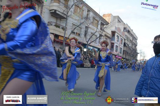 Concurso regional de Comparsas y Carrozas en los Carnavales 2017 de Manzanares