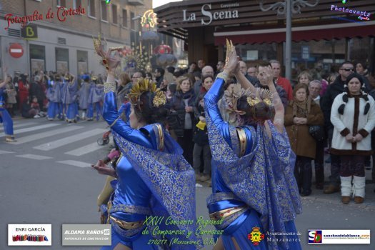 Concurso regional de Comparsas y Carrozas en los Carnavales 2017 de Manzanares