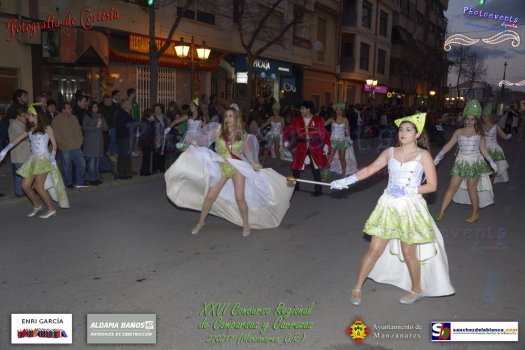 Concurso regional de Comparsas y Carrozas en los Carnavales 2017 de Manzanares