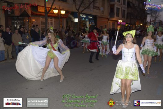 Concurso regional de Comparsas y Carrozas en los Carnavales 2017 de Manzanares