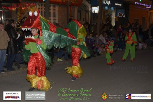 Concurso regional de Comparsas y Carrozas en los Carnavales 2017 de Manzanares