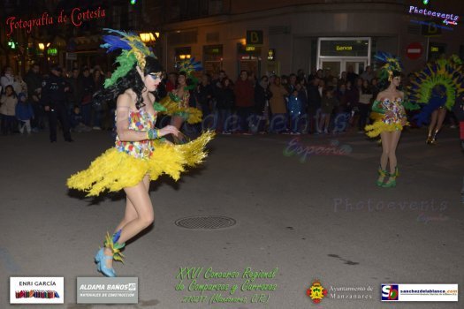 Concurso regional de Comparsas y Carrozas en los Carnavales 2017 de Manzanares