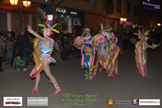 Concurso regional de Comparsas y Carrozas en los Carnavales 2017 de Manzanares