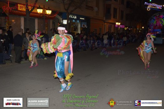 Concurso regional de Comparsas y Carrozas en los Carnavales 2017 de Manzanares