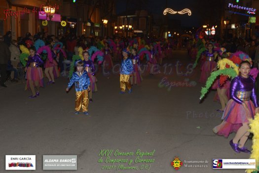 Concurso regional de Comparsas y Carrozas en los Carnavales 2017 de Manzanares