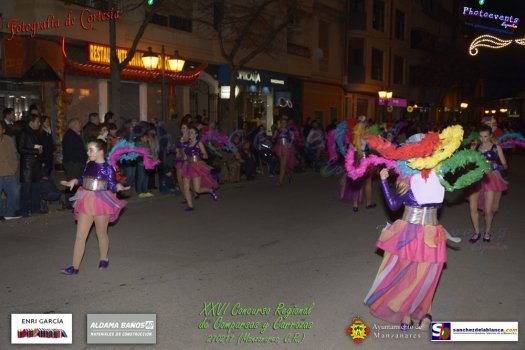 Concurso regional de Comparsas y Carrozas en los Carnavales 2017 de Manzanares