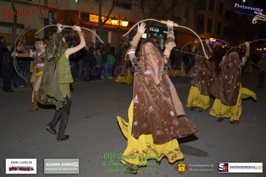 Concurso regional de Comparsas y Carrozas en los Carnavales 2017 de Manzanares
