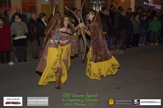 Concurso regional de Comparsas y Carrozas en los Carnavales 2017 de Manzanares