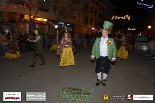 Concurso regional de Comparsas y Carrozas en los Carnavales 2017 de Manzanares