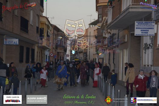 Entierro de la Sardina en Manzanares 2017