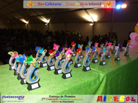 Imagen de trofeos a entregar en el concurso de disfraces infantiles 2014