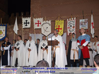 Presentacion de estandartes participantes en las III Jornadas Medievales de Manzanares